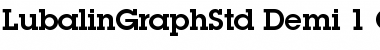 Download ITC Lubalin Graph Std Demi Font Title Preview