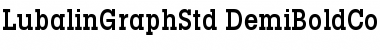 Download ITC Lubalin Graph Std Demi Bold Condensed Font Title Preview