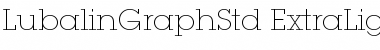 Download ITC Lubalin Graph Std Extra Light Font Title Preview
