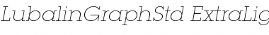Download ITC Lubalin Graph Std Extra Light Oblique Font Title Preview
