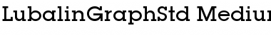 Download ITC Lubalin Graph Std Medium Font Title Preview