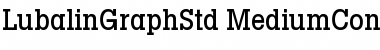 Download ITC Lubalin Graph Std Medium Condensed Font Title Preview
