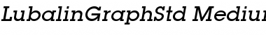Download ITC Lubalin Graph Std Medium Oblique Font Title Preview