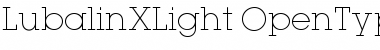 Download Lubalin XLight Font Title Preview