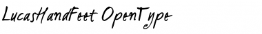 Download LucasHandFeet Regular Font Title Preview