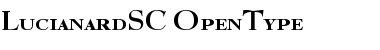 Download LucianardSC Regular Font Title Preview