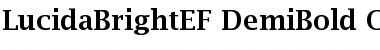 Download LucidaBrightEF DemiBold Font Title Preview