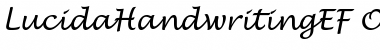 Download LucidaHandwritingEF Regular Font Title Preview