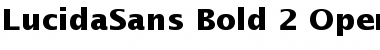 Download Lucida Sans Bold Font Title Preview