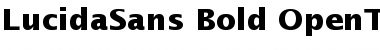 Download Lucida Sans Bold Font Title Preview