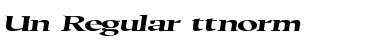 Download Un Regular Font Title Preview