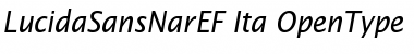 Download LucidaSansNarEF Ita Font Title Preview