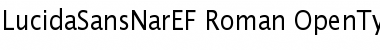 Download LucidaSansNarEF Roman Font Title Preview