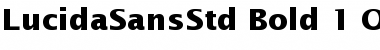 Download Lucida Sans Std Bold Font Title Preview