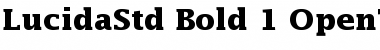 Download Lucida Std Bold Font Title Preview
