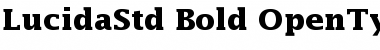 Download Lucida Std Bold Font Title Preview