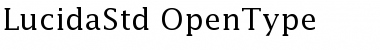 Download Lucida Std Roman Font Title Preview