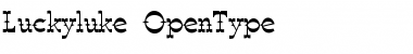 Download Luckyluke Regular Font Title Preview
