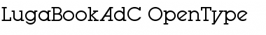 Download LugaBookAdC Regular Font Title Preview
