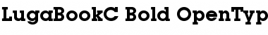 Download LugaBookC Bold Font Title Preview