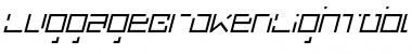 Download LuggageBroken LightObl Font Title Preview
