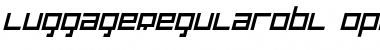 Download Luggage RegularObl Font Title Preview