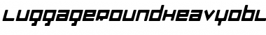 Download LuggageRound HeavyObl Font Title Preview