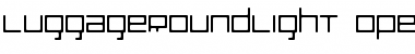 Download LuggageRound Light Font Title Preview