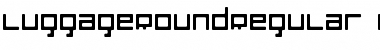 Download LuggageRound Regular Font Title Preview