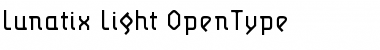 Download Lunatix-Light Light Font Title Preview