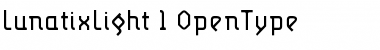 Download LunatixLight Regular Font Title Preview