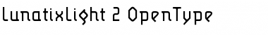 Download Lunatix Light Font Title Preview