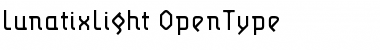 Download LunatixLight Medium Font Title Preview