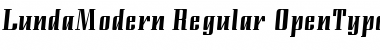 Download LundaModern Regular Font Title Preview