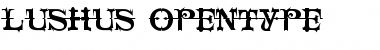 Download LushUs Regular Font Title Preview