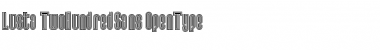 Download Lusta TwoHundredSans Font Title Preview