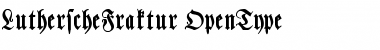 Download LutherscheFraktur Regular Font Title Preview