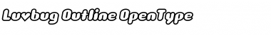 Download Luvbug Outline Font Title Preview