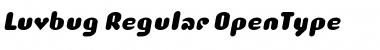 Download Luvbug Regular Font Title Preview