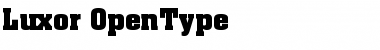 Download Luxor Regular Font Title Preview