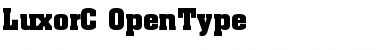 Download LuxorC Regular Font Title Preview