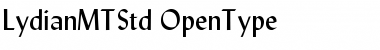 Download Lydian MT Std Regular Font Title Preview