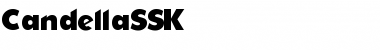 Download CandellaSSK Regular Font Title Preview