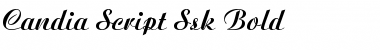 Download Candia Script Ssk Bold Font Title Preview