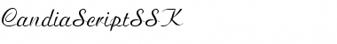 Download CandiaScriptSSK Regular Font Title Preview