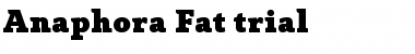 Download Anaphora Trial Fat Font Title Preview