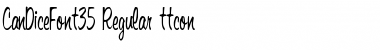 Download CanDiceFont35 Regular Font Title Preview