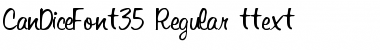 Download CanDiceFont35 Regular Font Title Preview