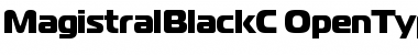 Download MagistralBlackC Regular Font Title Preview