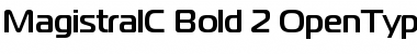 Download MagistralC Bold Font Title Preview